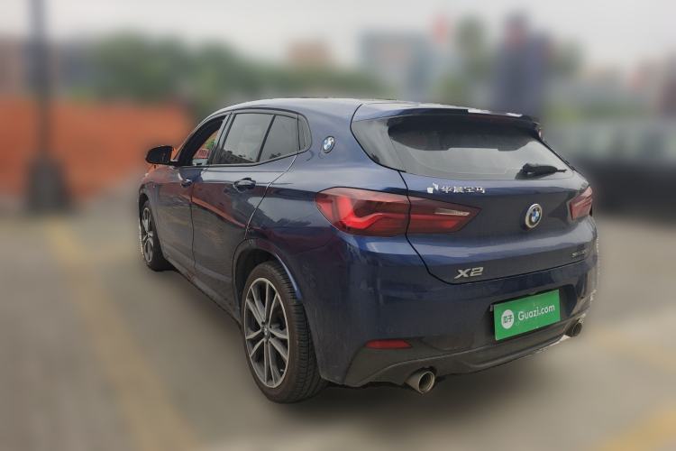 Used BMW X2 2021 sDrive25i Luxury Model with M Sport Package Rear Left 45 Deg