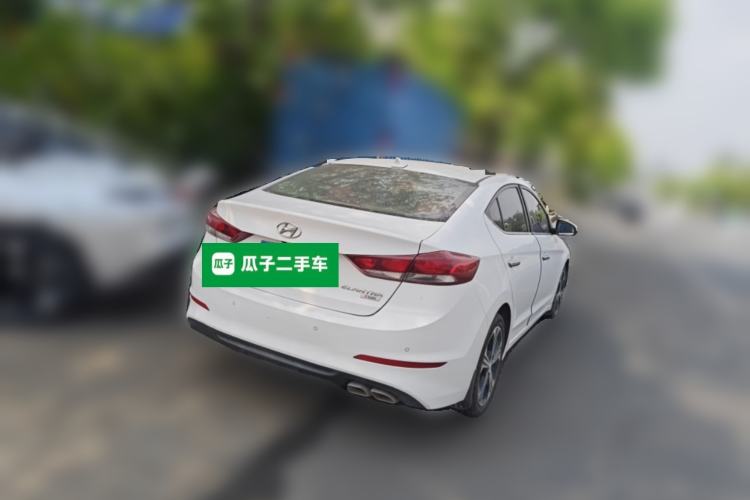Used Hyundai Elantra (6th Generation / Lingdong) 2018 1.4T Dual-Clutch Xuan Dong · Dynamic Edition Rear Right 45 Deg