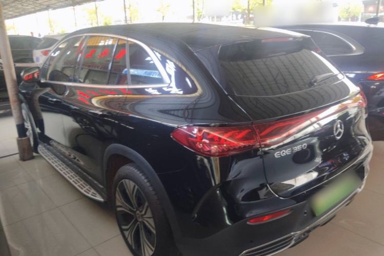 Used Mercedes-Benz EQE SUV 2023 350 4MATIC Luxury Edition Rear Left 45 Deg