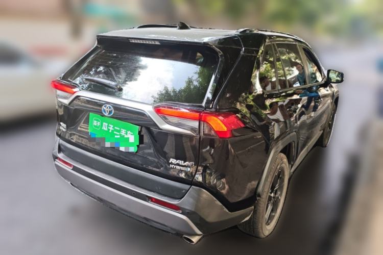 Used Toyota RAV4 2020 Dual-Motor 2.5L E-CVT Four-Wheel Drive Flagship Edition Rear Right 45 Deg