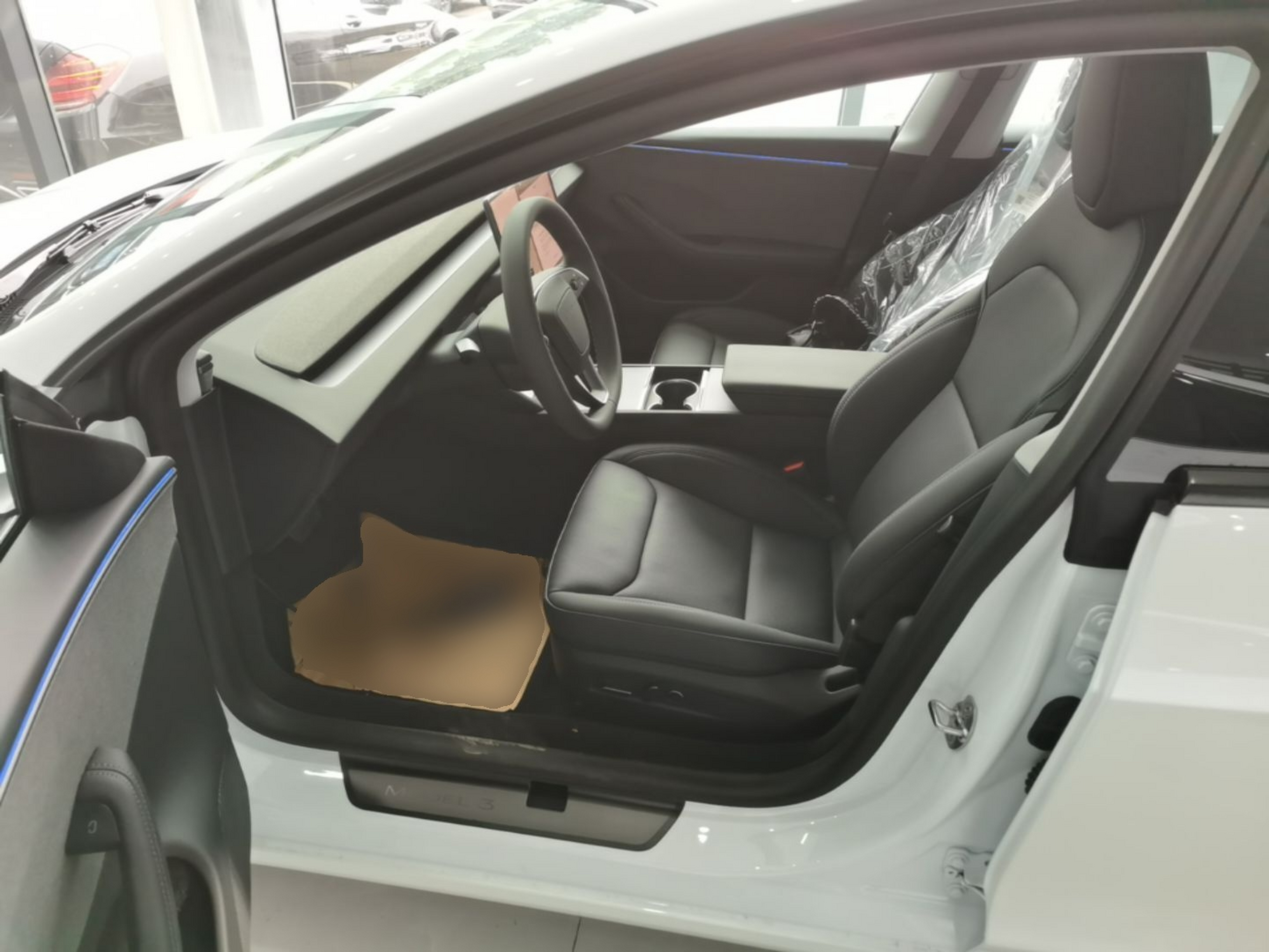 Vordere Reihe im Auto