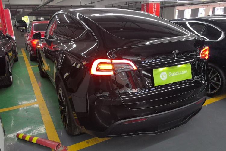 Used Tesla Model Y 2022 Revised Version Rear-Wheel Drive Rear Left 45 Deg