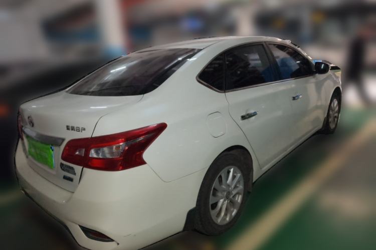 Used Nissan Sylphy 2019 1.6XV CVT Smart Connect Luxury Edition China V Standard Rear Right 45 Deg