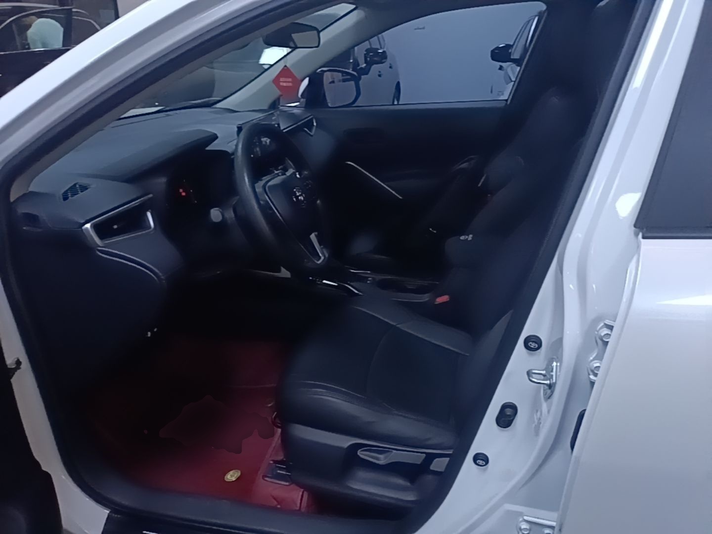 Vordere Reihe im Auto