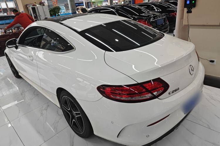 Used Mercedes-Benz C-Class 2019 C 260 Coupe Rear Left 45 Deg