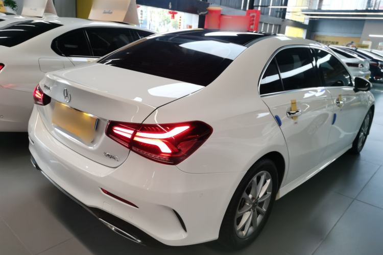 Used Mercedes-Benz A-Class 2020 Restyled A 200 L Sport Sedan Dynamic Version Rear Right 45 Deg