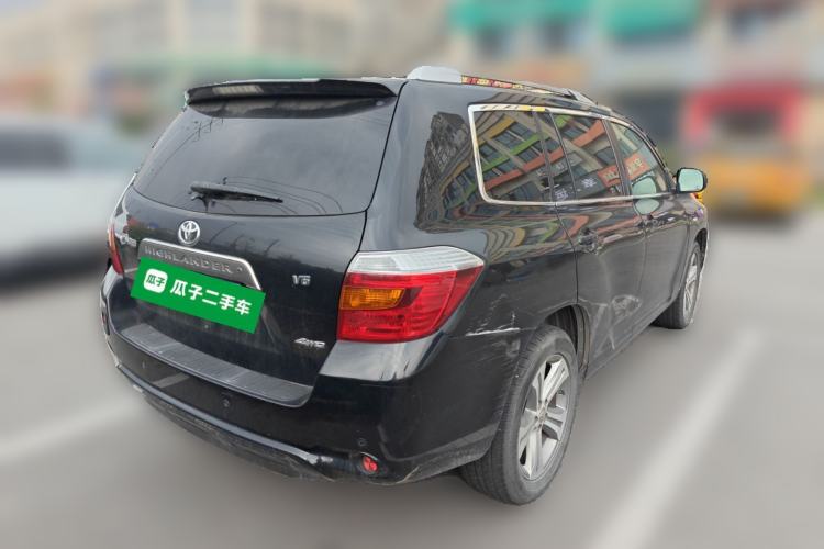 Used Toyota Highlander 2009 3.5L 4x4 7-Seater Luxury Edition Rear Right 45 Deg