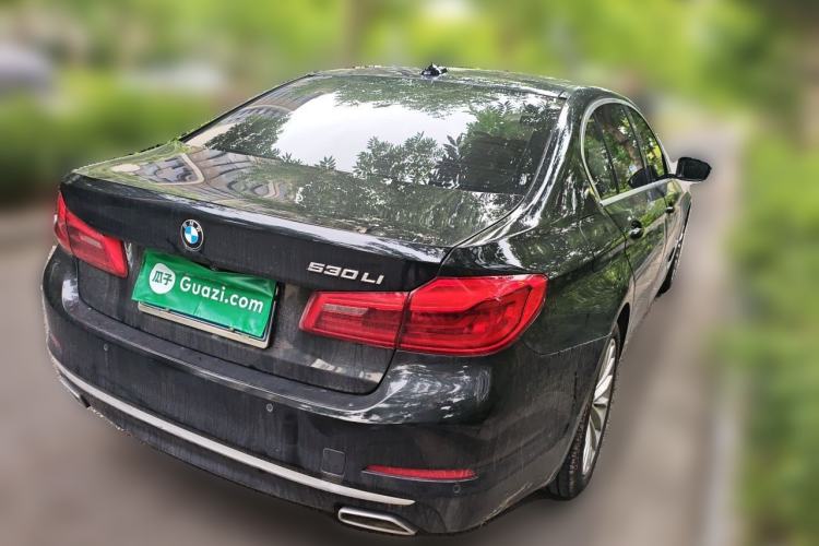 Used BMW 5 Series 2020 530Li Leading Edition Luxury Package Rear Right 45 Deg