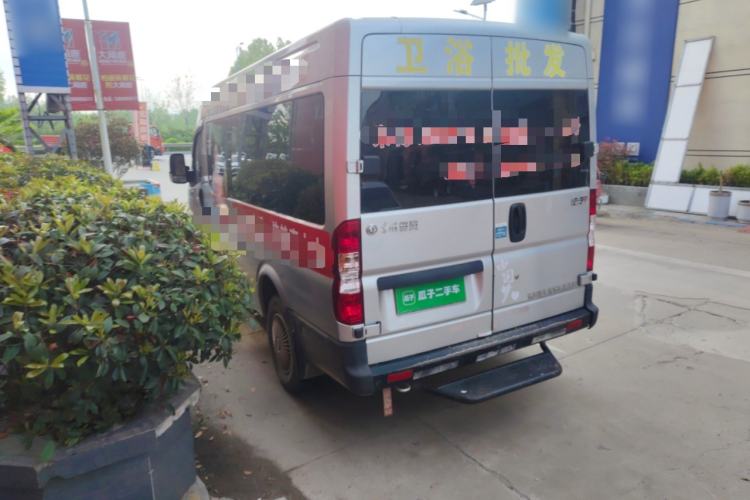 Used Dongfeng Yufeng 2021 2.3T V9 Logistics Vehicle Long Wheelbase Mid-Roof Design 6-9 Seats China V Emission Standard WP2.3 Rear Left 45 Deg