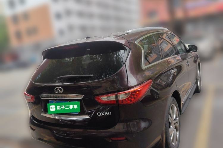 Used Infiniti QX60 2014 2.5 S/C Hybrid Two-Wheel Drive Excellence Edition Rear Right 45 Deg