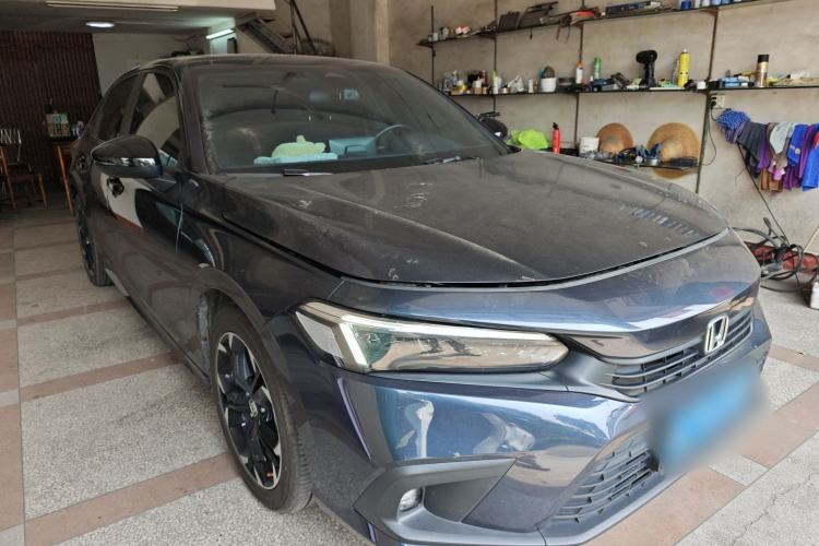 Used Honda Civic 2022 240TURBO CVT Dynamic Edition Front Right 45 Deg