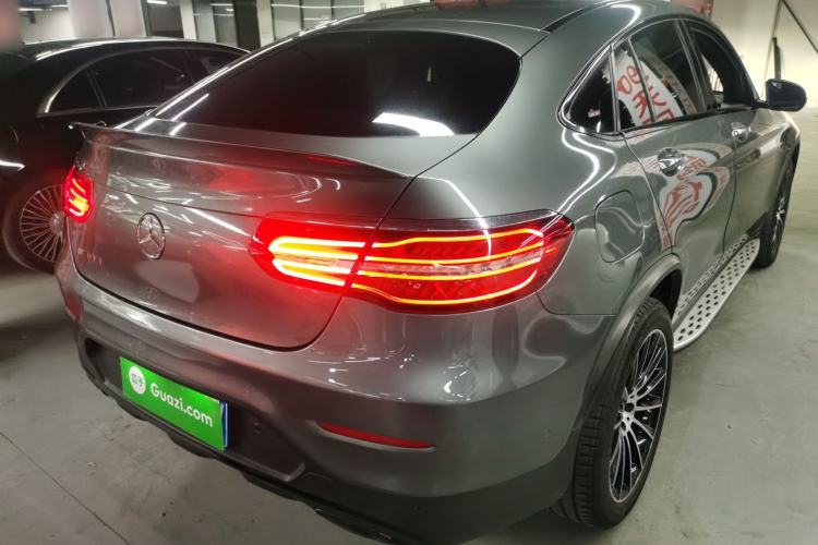 Used Mercedes-Benz GLC Coupe AMG 2017 AMG GLC 43 4MATIC Coupe SUV Rear Right 45 Deg