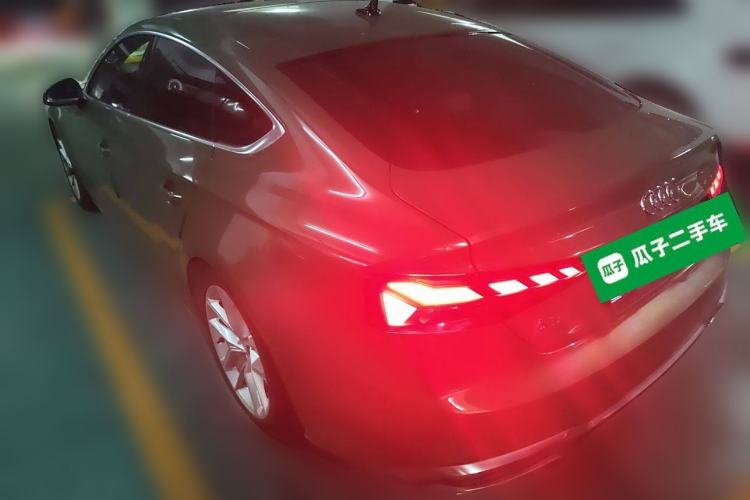 Used Audi A5 2021 Sportback 40 TFSI Fashionable and Dynamic Model Rear Left 45 Deg