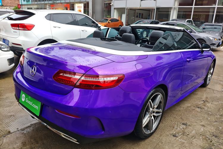 Used Mercedes-Benz E-Class 2018 E 200 4MATIC Convertible Coupe Rear Right 45 Deg