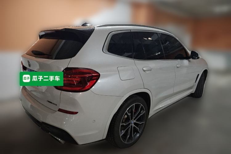 Used BMW X3 2020 xDrive30i Luxury Model with M Sport Package Rear Right 45 Deg