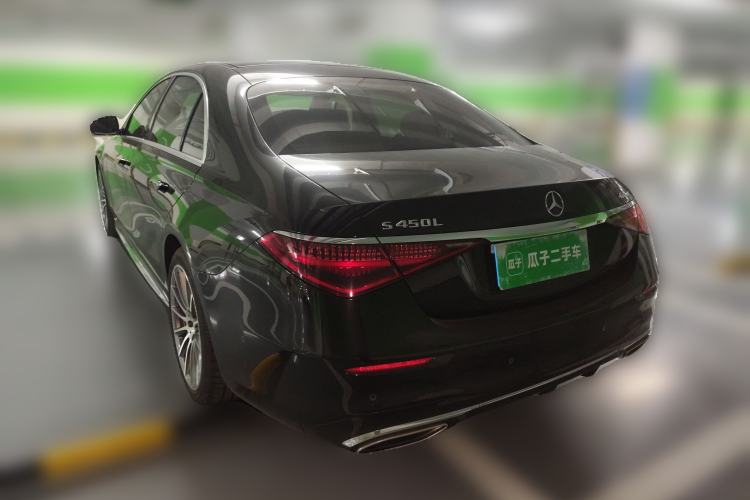 Used Mercedes-Benz S-Class 2021 S 450 L 4MATIC Rear Left 45 Deg