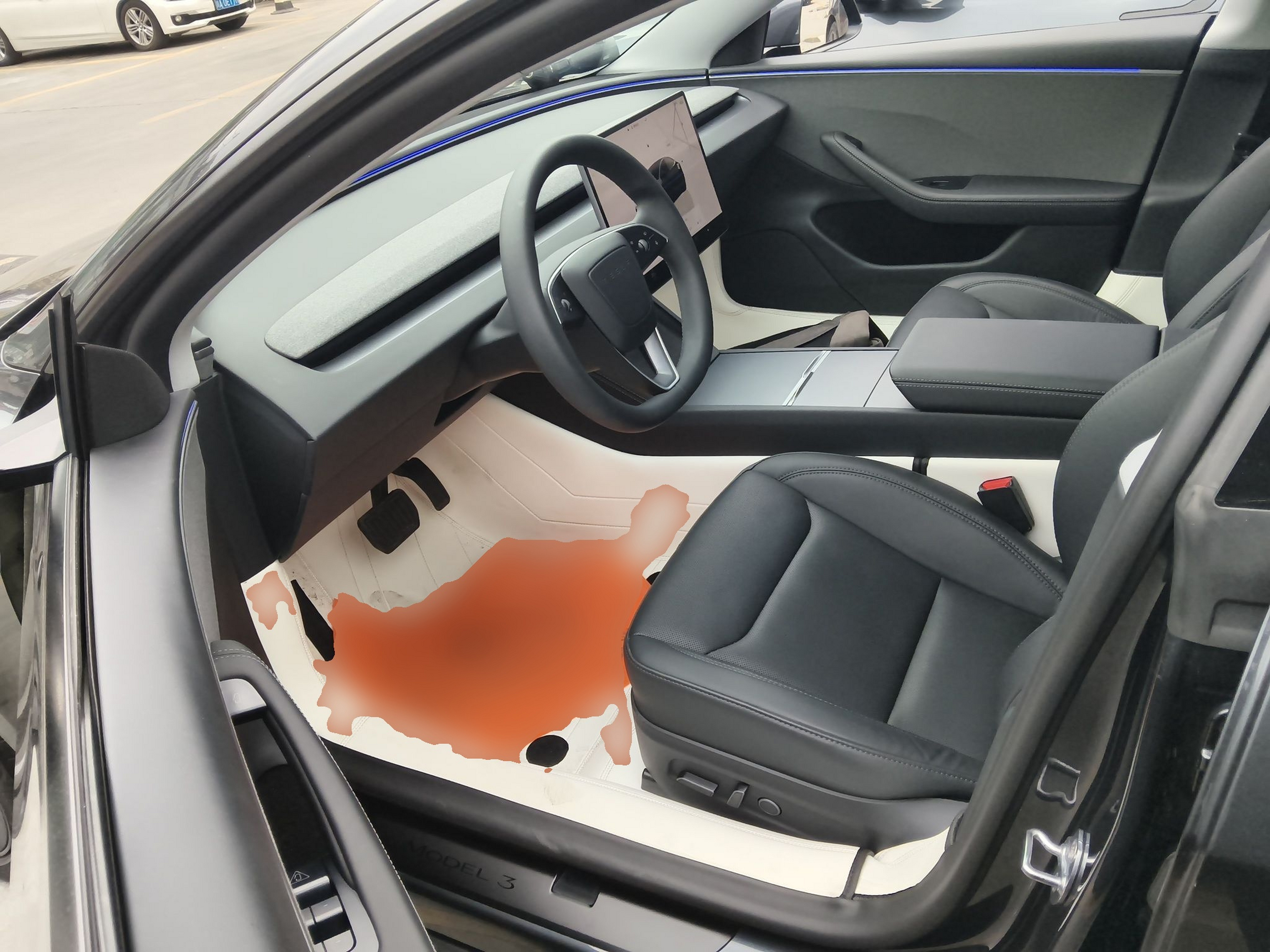 Avant de la voiture