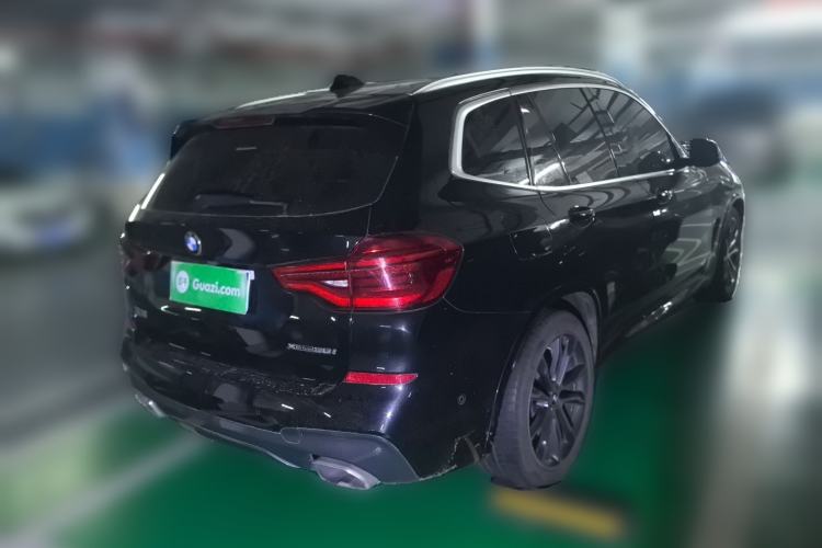 Used BMW X3 2021 xDrive30i Luxury Model with M Sport Package Rear Right 45 Deg