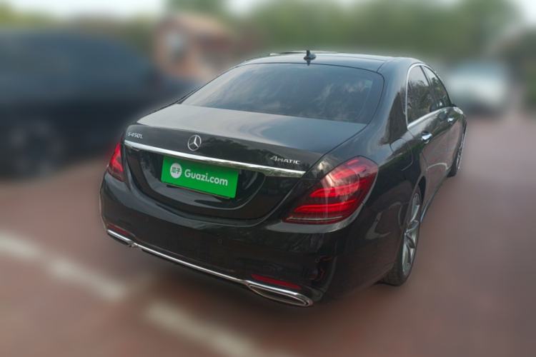 Used Mercedes-Benz S-Class 2020 S 450 L 4MATIC Exclusive Edition Rear Right 45 Deg