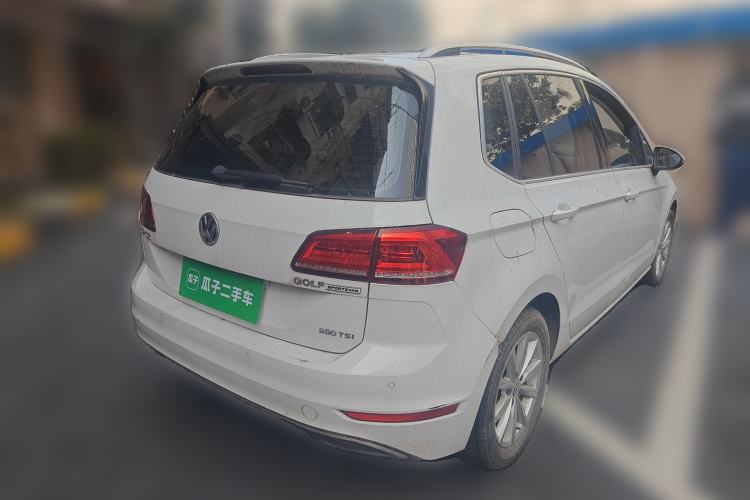 Used Volkswagen Golf Sportsvan 2019 280TSI Automatic Trendy Model China VI Standard Rear Right 45 Deg