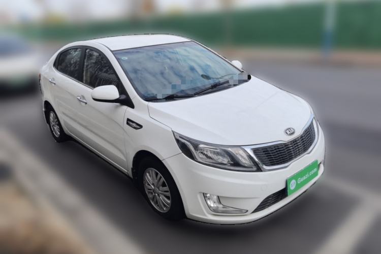 Used Kia K2 2012 Sedan 1.4L Automatic GLS Commemorative Edition Front Right 45 Deg