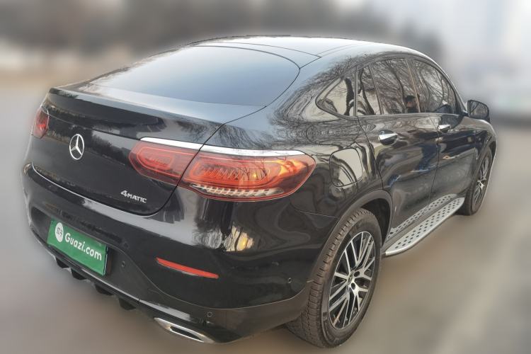 Used Mercedes-Benz GLC Coupe 2021 GLC 300 4MATIC Coupe SUV Rear Right 45 Deg