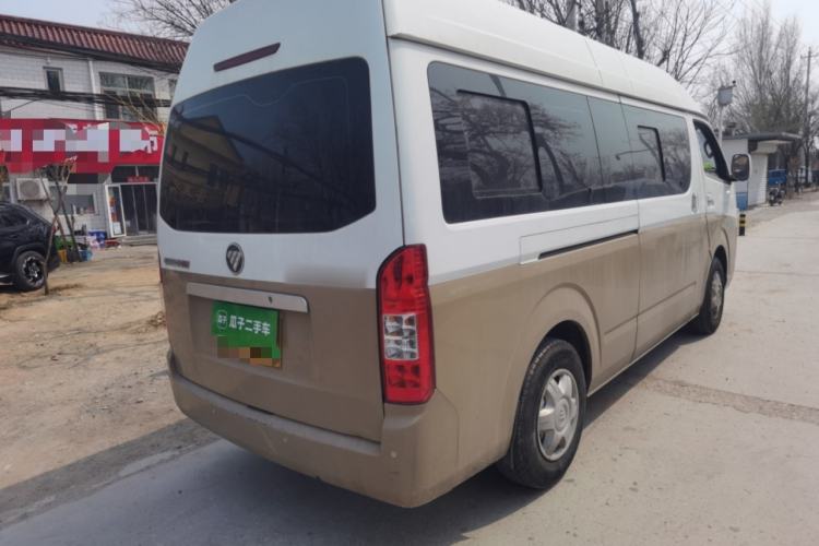 Used Foton Scenic G7 2020 2.4L Commercial Version Long Wheelbase High-Roof 10-Seater Bus China VI Emission Standard 4K22D4M Rear Right 45 Deg