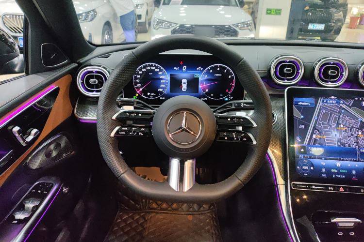 Used Mercedes-Benz C-Class 2023 Restyled C 260 L Night Edition Sports Version Steering Wheel