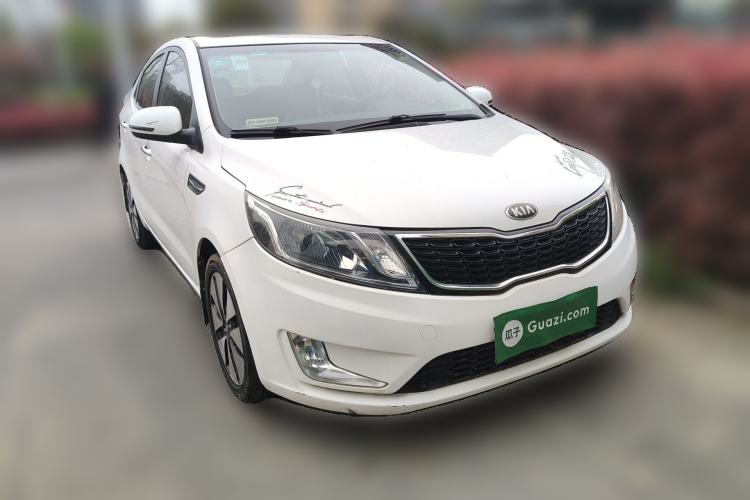 Used Kia K2 2012 Sedan 1.6L Automatic Transmission Premium Commemorative Edition Front Right 45 Deg