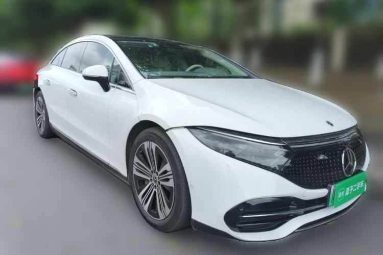 Used Mercedes-Benz EQS 2022 450+ Pioneer Edition Front Right 45 Deg