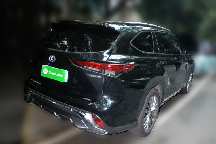 Used Toyota Highlander 2023 2.5L Smart Electric Hybrid Dual-Engine Four-Wheel Drive Prestige Version – 7 Seats Rear Right 45 Deg