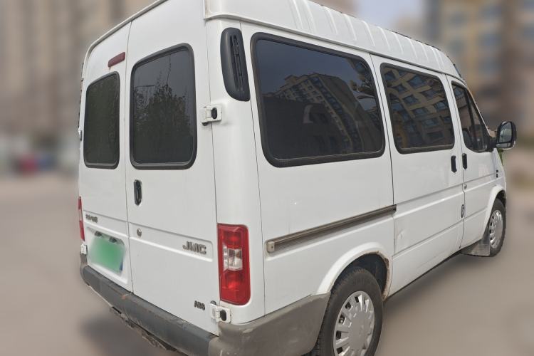 Used JMC Transit 2017 2.8T Commercial Version Short Wheelbase Mid-Roof 6/7/8-Seater JX493 Rear Right 45 Deg