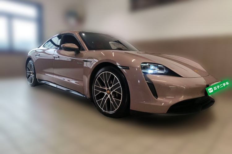 Used Porsche Taycan 2022-Year Updated Taycan Front Right 45 Deg