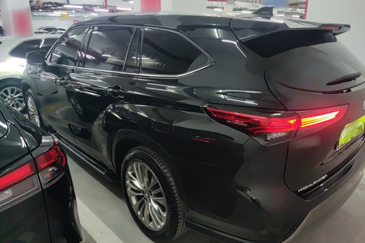 Used Toyota Highlander 2022 Dual-Engine 2.5L Four-Wheel Drive Supreme Edition 7-Seater Rear Left 45 Deg