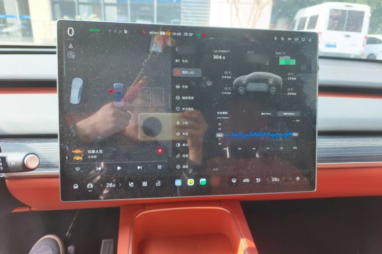 Used ONVO L60 2024 60 kWh Rear-Drive Version Audio And AC Panel