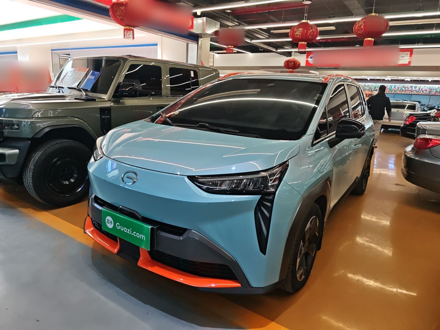 Parte inferior delantera