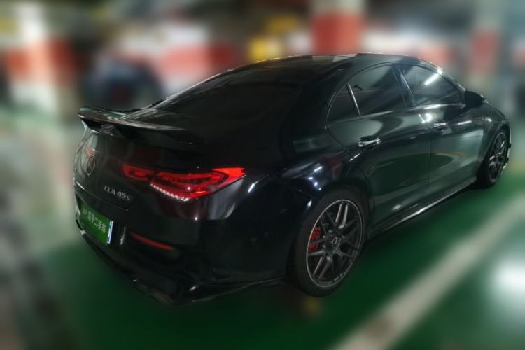 Used Mercedes-Benz CLA AMG 2022 AMG CLA 45 S 4MATIC+ 55th Anniversary Edition Rear Right 45 Deg