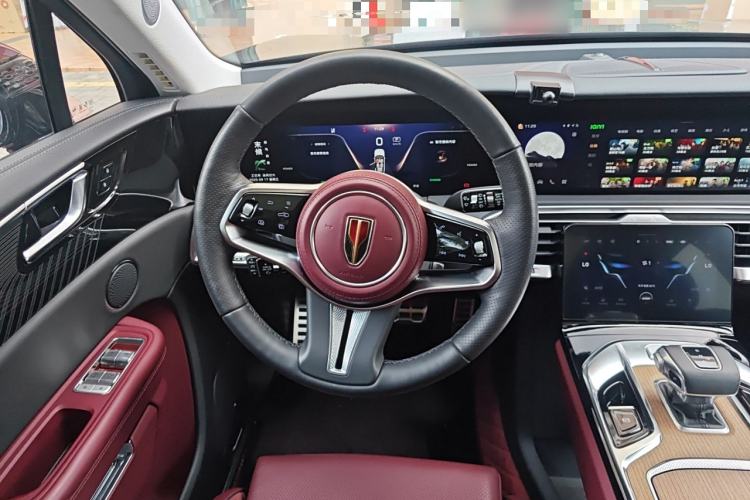 Used Hongqi E-HS9 2022 690 km Range Flagship Edition Six Seats Steering Wheel