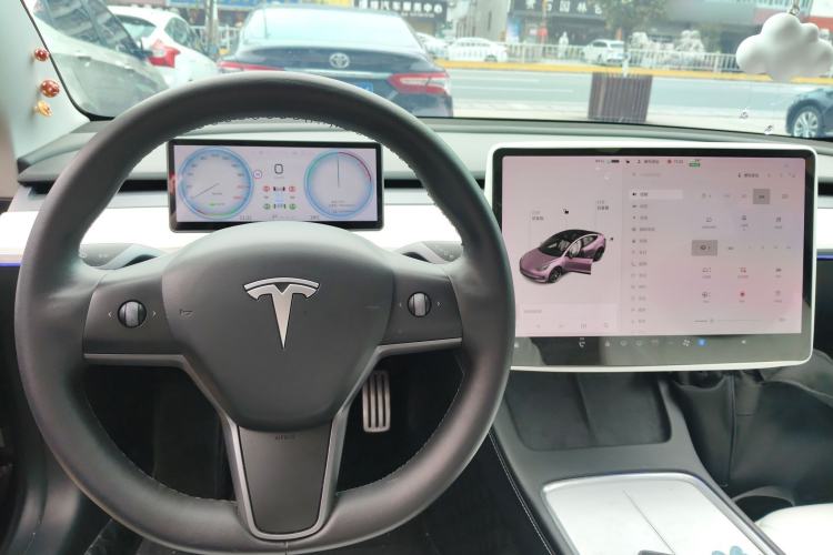 Used Tesla Model 3 2021 Performance High-Performance All-Wheel-Drive Version 3D6 Center Console