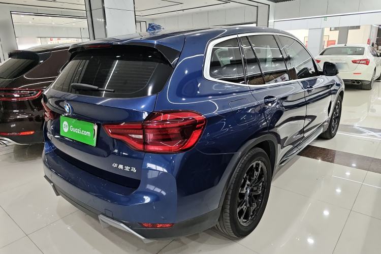 Used BMW iX3 2021 Leading Model Rear Right 45 Deg