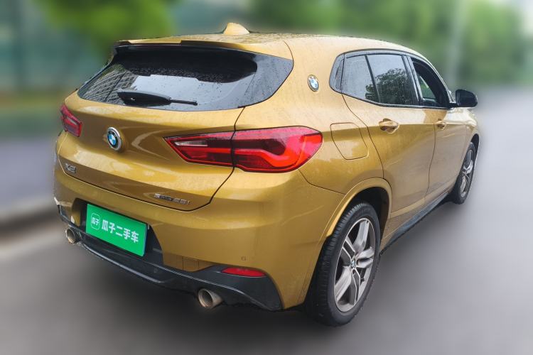 Used BMW X2 2020 sDrive25i Leading Model M Sport Package Rear Right 45 Deg