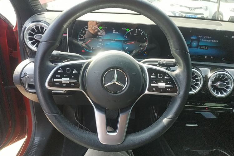 Used Mercedes-Benz A-Class 2020 Restyled A 200 L Sport Sedan Dynamic Version Steering Wheel