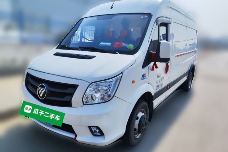 Used Foton Toano 2023 2.5T Manual Jixiang Van Extended Wheelbase Mid-Roof Design with Rear Dual Tires 3-Seater