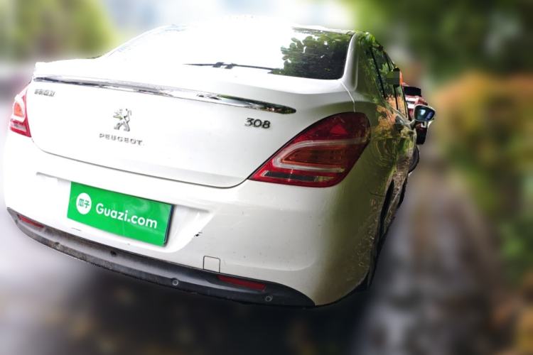 Used Peugeot 308 2012 2.0L Automatic Fashion Edition Rear Right 45 Deg