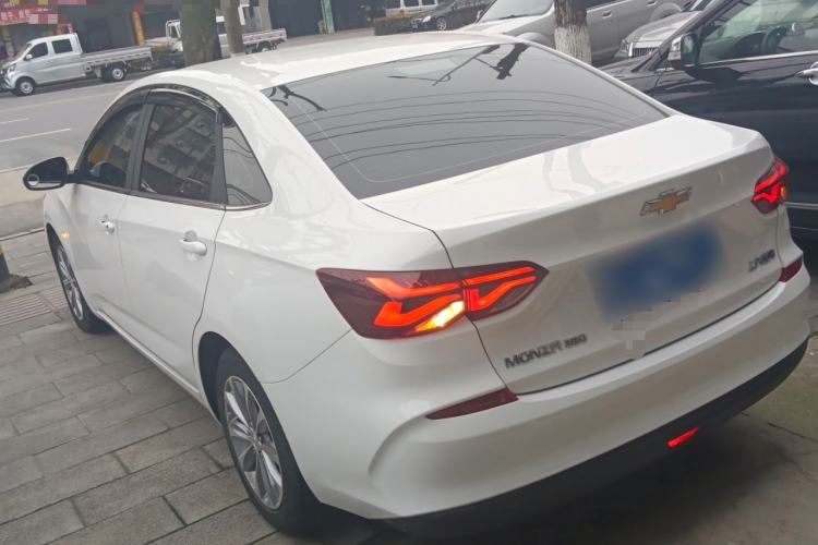 Used Chevrolet Monza 2022 320 Automatic Enjoyment Sunroof Version Rear Left 45 Deg