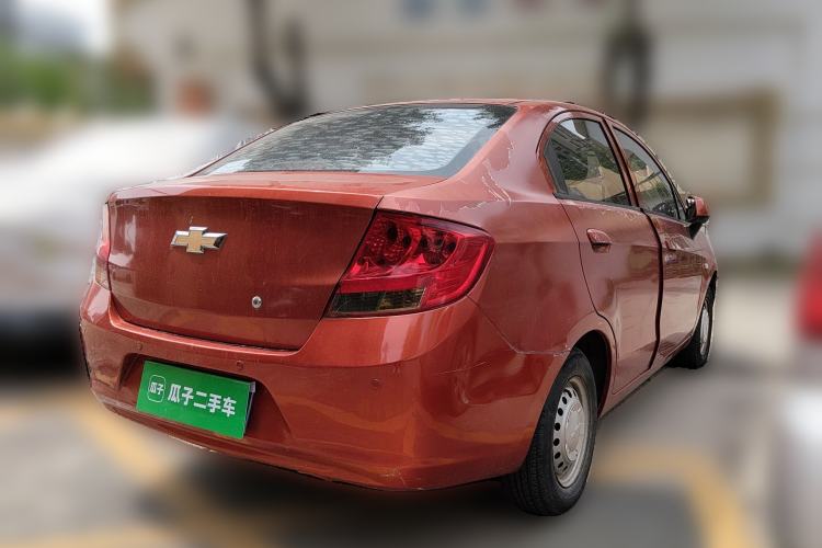 Used Chevrolet Sail 2010 Sedan 1.2L Manual Warm Edition Rear Right 45 Deg