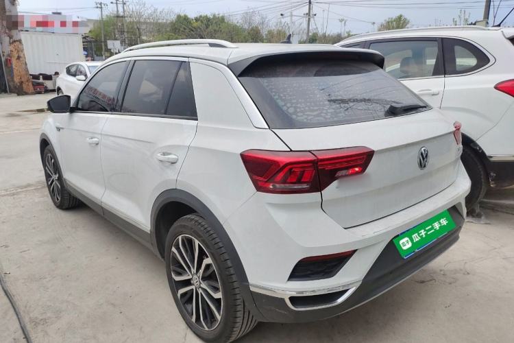 Used Volkswagen T-ROC 2018 280TSI DSG Four-Wheel Drive Luxury Version China V Emission Standard Rear Left 45 Deg