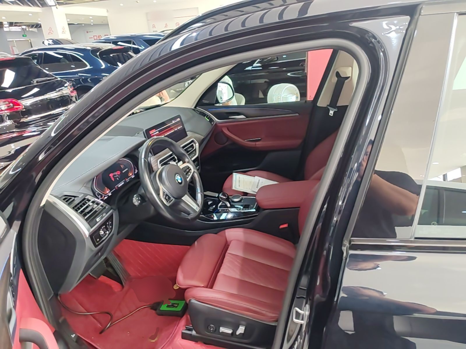 Vordere Reihe im Auto