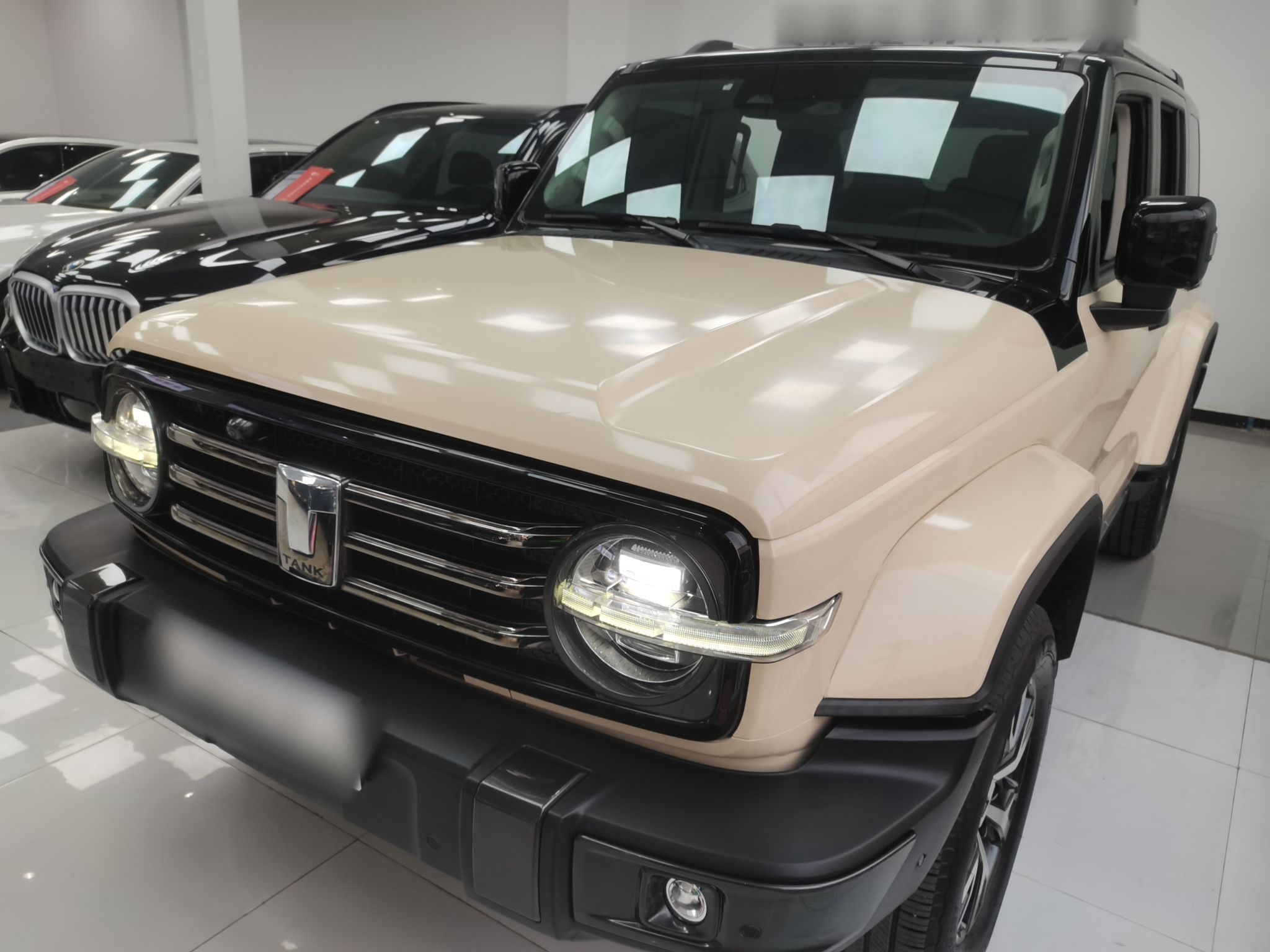 تحت مقدمة السيارة