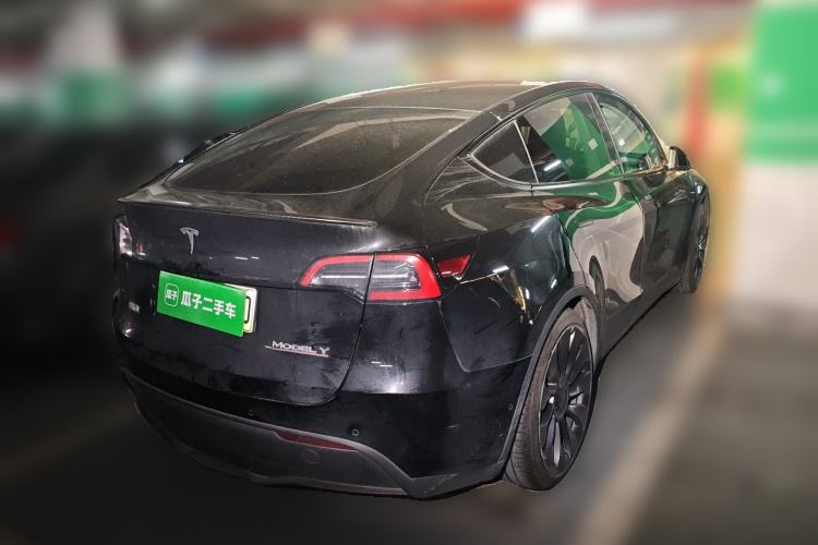 Used Tesla Model Y 2021 Performance High-Performance All-Wheel-Drive Version Rear Right 45 Deg